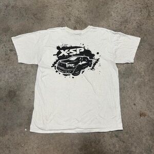 Honda Men's White and Cream T-shirt